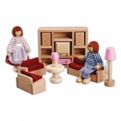 Nábytok pre bábiky - obývačka