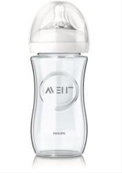 Avent fľaša 240ml Natural SKLO